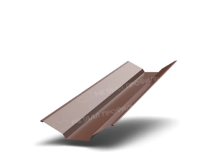 Планка ендовы верхняя 76х76х2000 8017 Коричневый шоколад